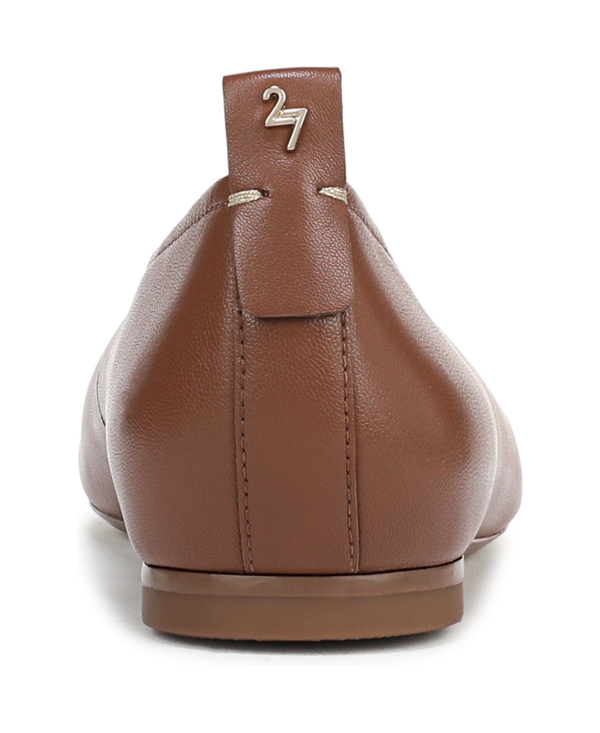 Naturalizer Carla Square Toe Ballet Flats In Brown