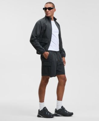 Men's Relaxed Fit Pieced Drawstring 6.5" Cargo Shorts, Macy's Exclusive