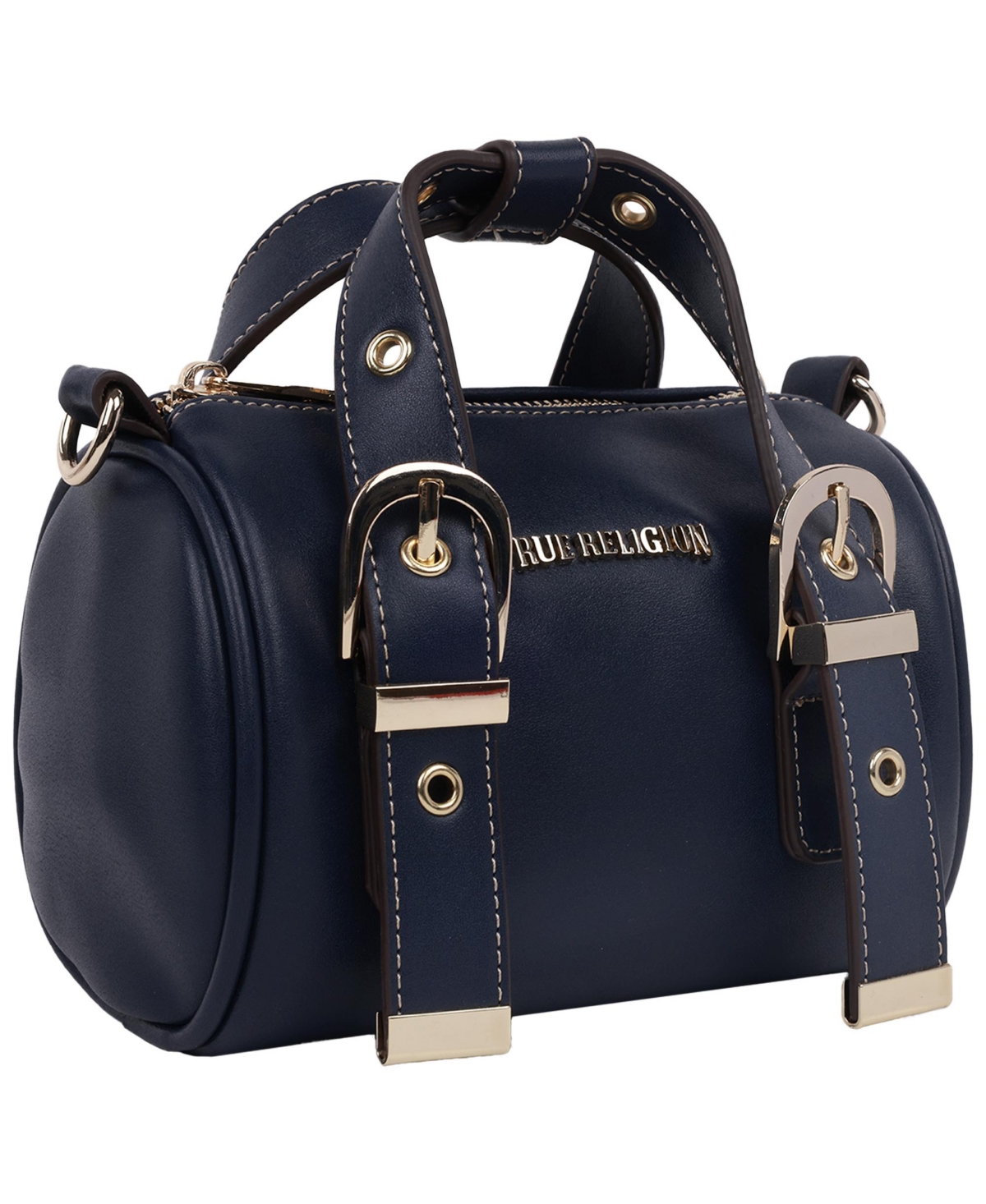 True Religion Metal Plaque Quilted Crossbody