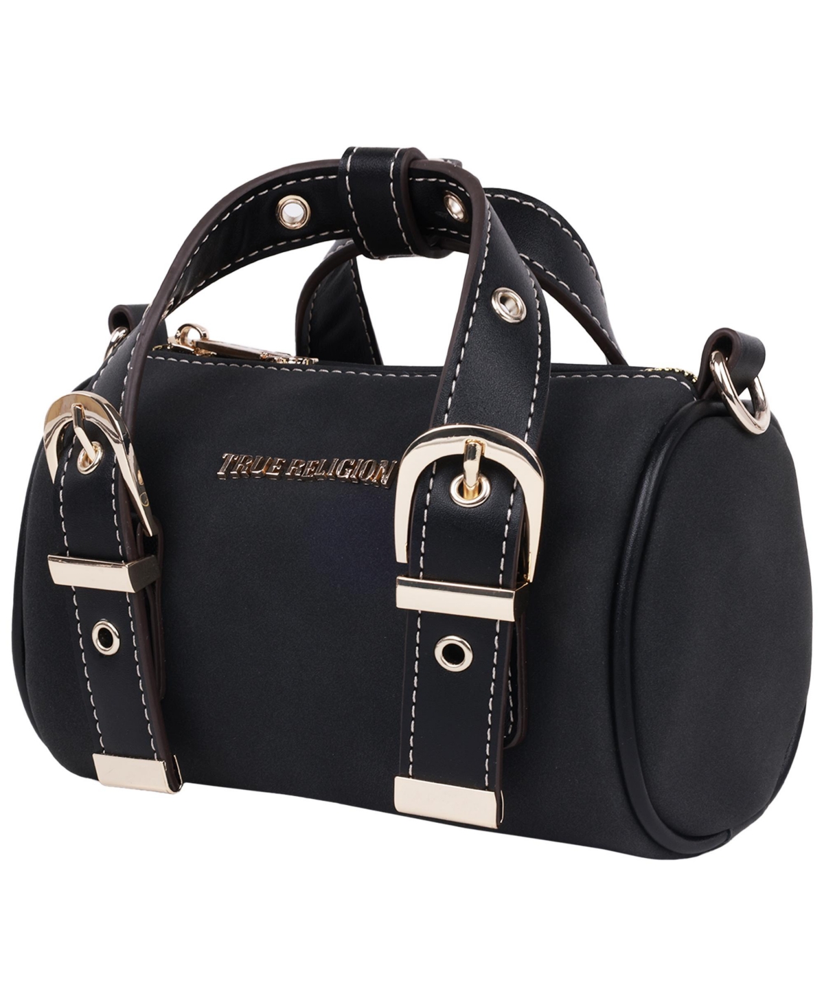 True Religion Metal Plaque Quilted Crossbody