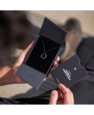 Men's Kairos Gold Amulet Pendant Necklace – 22" Cord