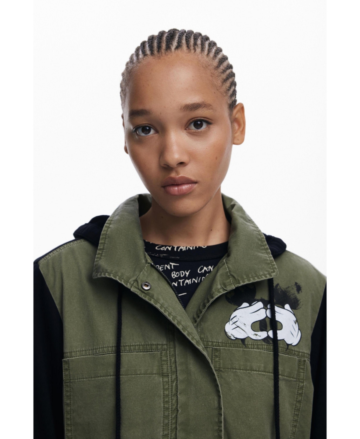 Desigual Women's Mickey combined parka