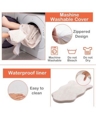 Dog Sleeping Mat Waterproof Dog Crate Pad Bed Mat with Memory Foam Support