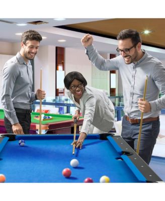 6 FT Billiard Table 76 Inch Foldable Pool Table Perfect for Kids and Adults