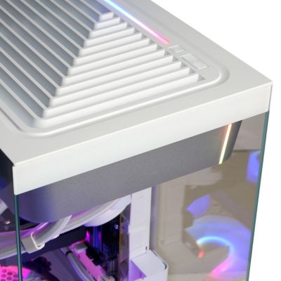 Gamer Supreme Liquid Cooled Gaming Desktop Computer, AMD Ryzen 7 9800X3D 4.7GHz, 32GB RAM, 2TB SSD, AMD Radeon RX 9060 XT 16GB, Windows