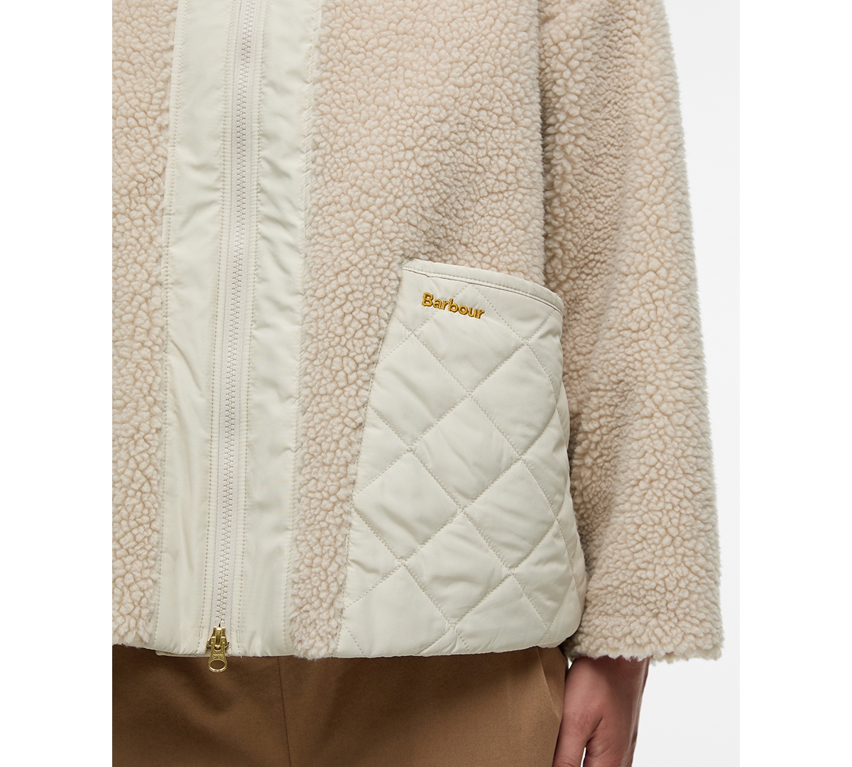 Barbour Women's Contrast Front Panels Long Sleeve Jacket