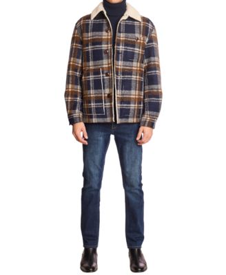 Men's Plaid Barn Coat