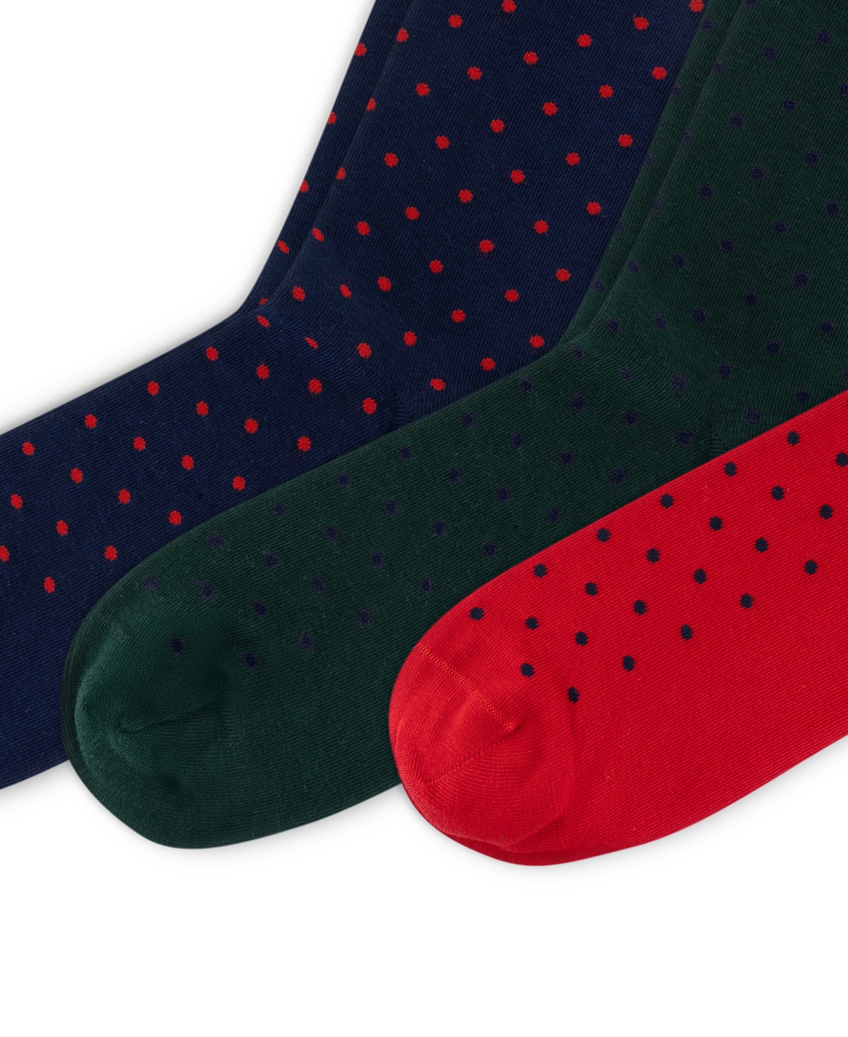 Polo Ralph Lauren Men's 3-pk. Classic Dot Dress Socks In Red