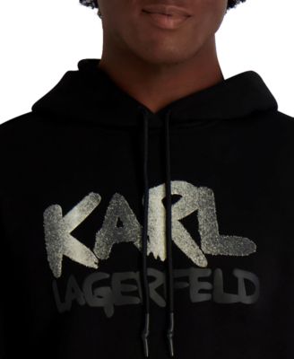 Men's Graffiti Textured Pull-On Sweatshirt