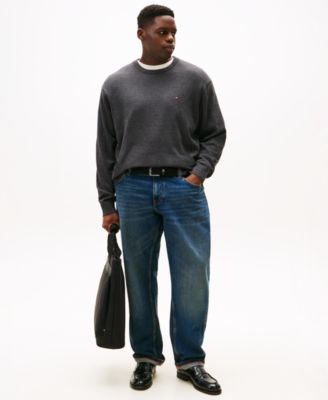 Men's Big and Tall Pima Cotton Cashmere Crewneck Sweater