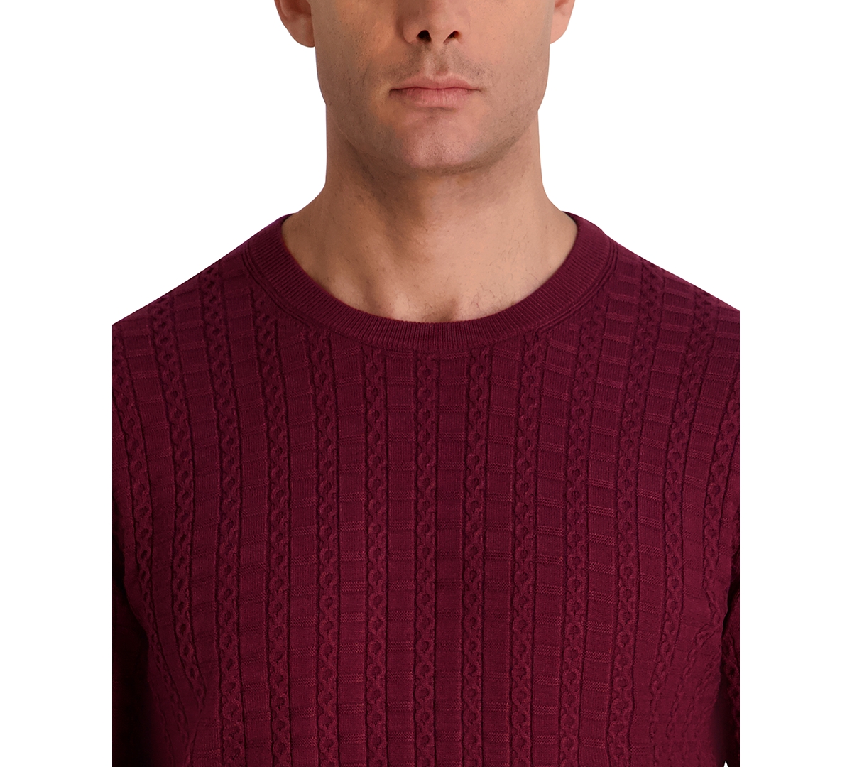 Karl Lagerfeld Paris Men's Crewneck Sweater