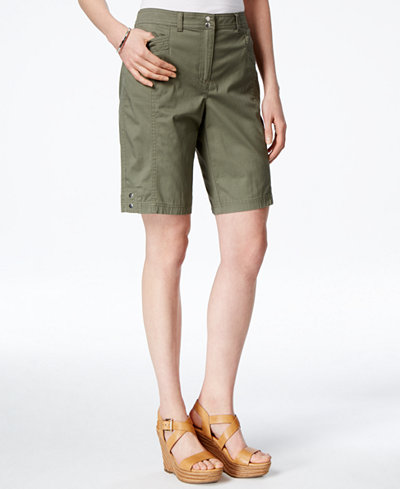 Karen Scott Cargo Shorts, Only at Macy's - Shorts - Women - Macy's