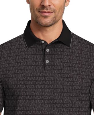 Men's Argyle Jacquard Polo Shirt