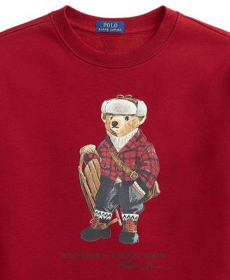 Boys' 8-20 Polo Bear Fleece Crewneck Sweatshirt
