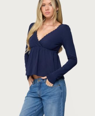 Women's Kenzie Long Sleeve Babydoll Top
