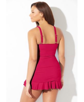Women's Twist Front Underwire Swimdress