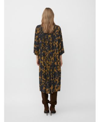 Women's MaNadyne V-Neck A-Shape Midi Dress