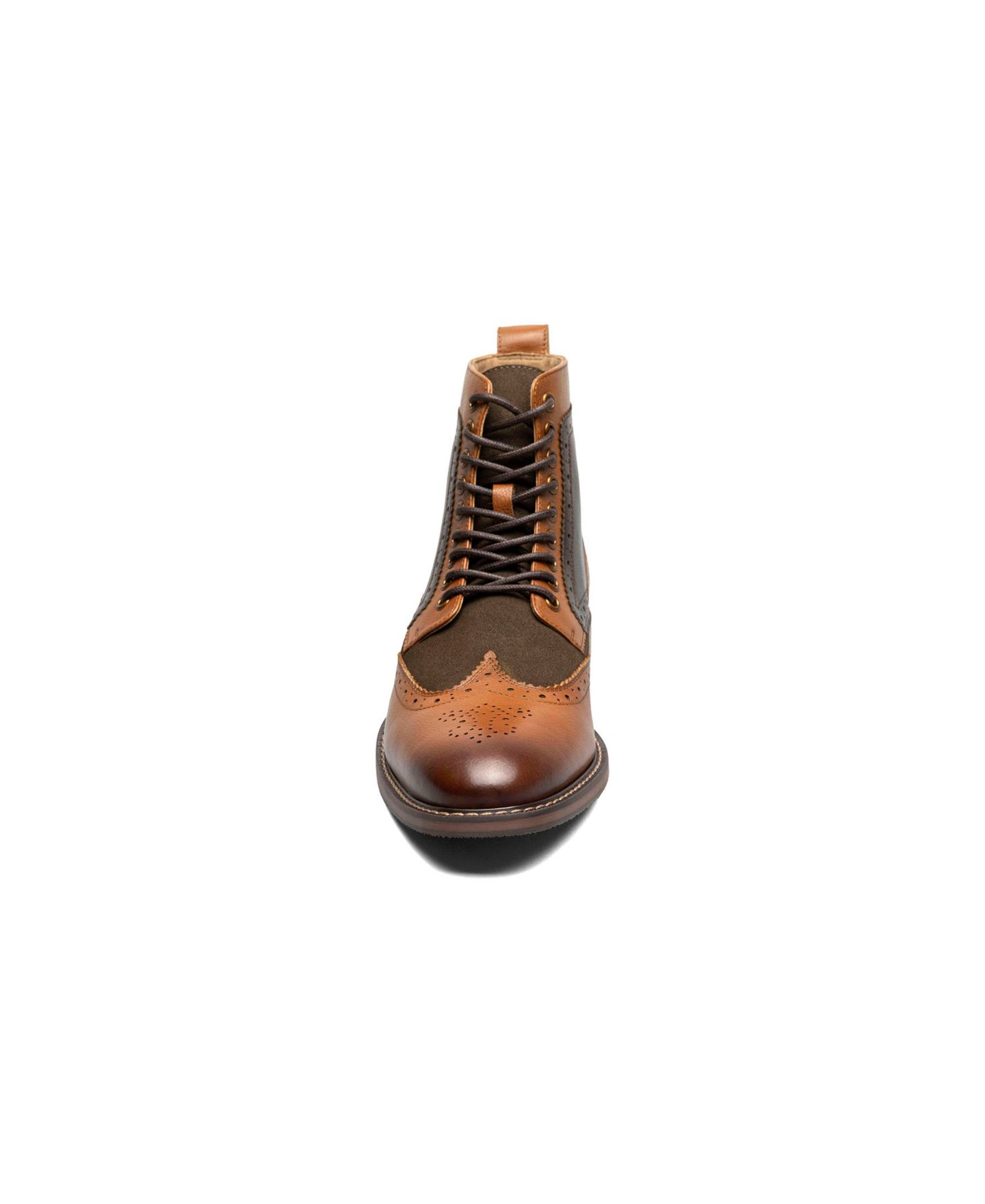 Мужские ботинки Stacy Adams Finnegan Wingtip Lace, цвет: Оливковый разноцветный — фото 2