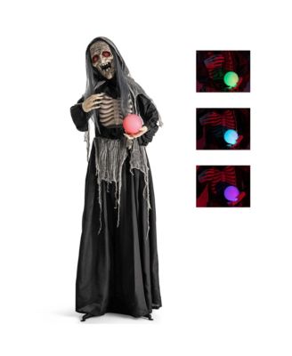 6ft Halloween Animatronics Standing Witch Talking Animated Wicked
