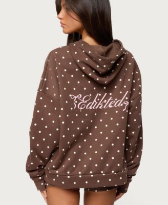 Women's Chelsie Polka Dot Hoodie