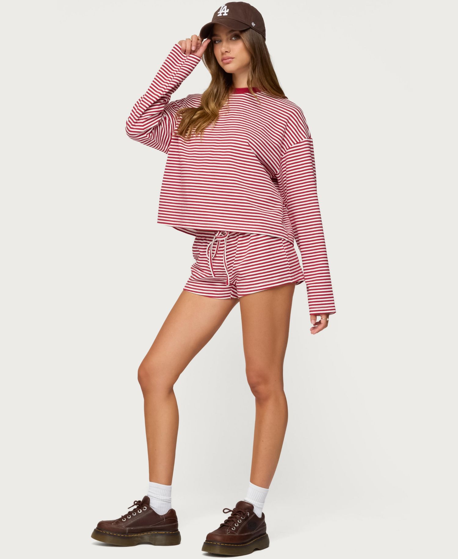 Women's Jainee Striped Drawstring Shorts