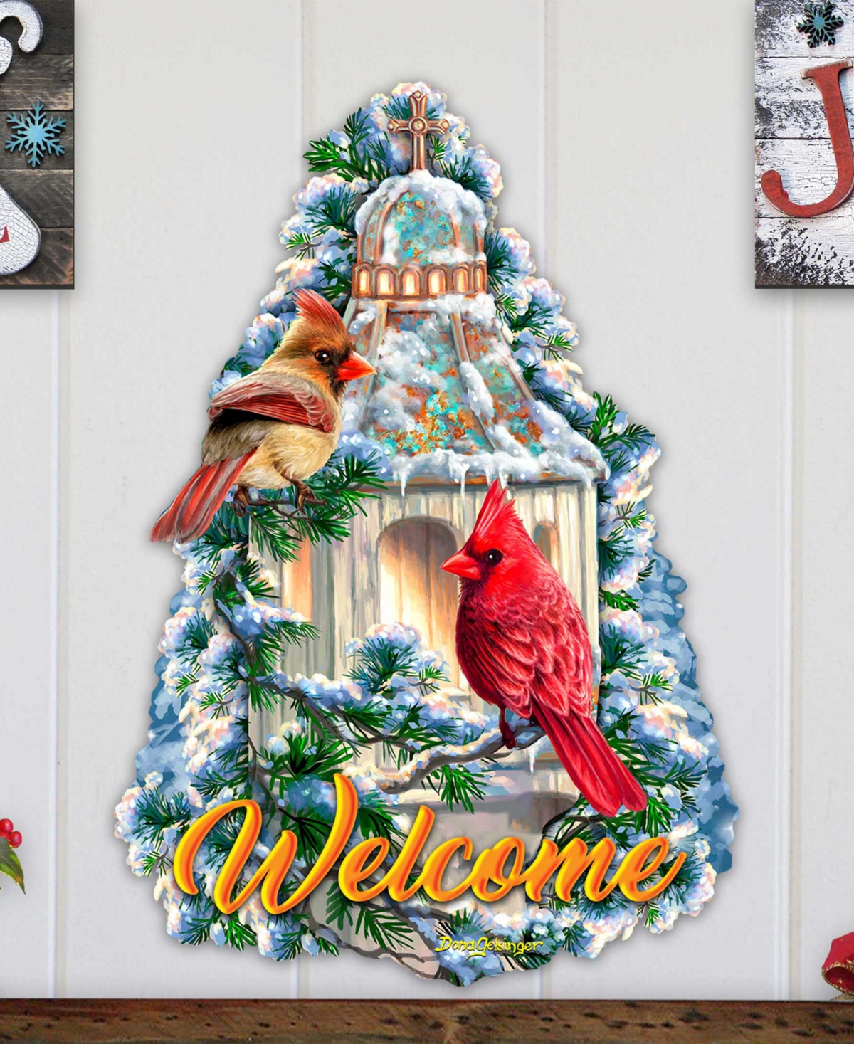Designocracy Little Cardinal Chapel Decor D.gelsinger In Multi