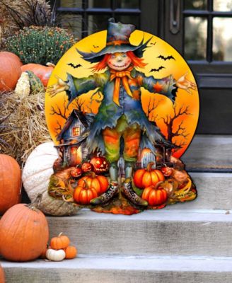 Scarecrow Holiday Door D&eacute;cor