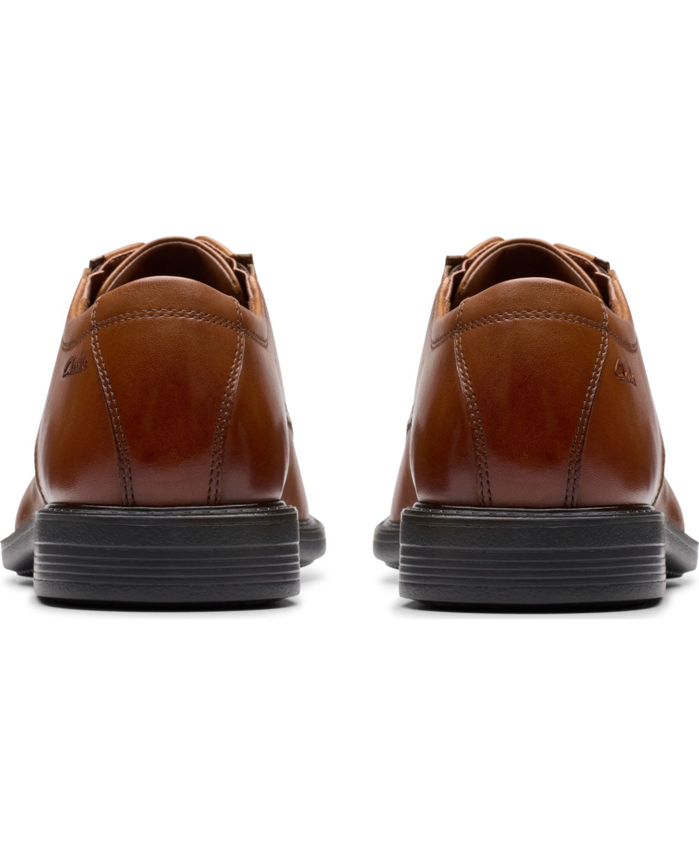Мужские туфли Clarks Cosgrove Apron Dress Shoes, цвет: Рыжевато-коричневый кожаный — фото 4