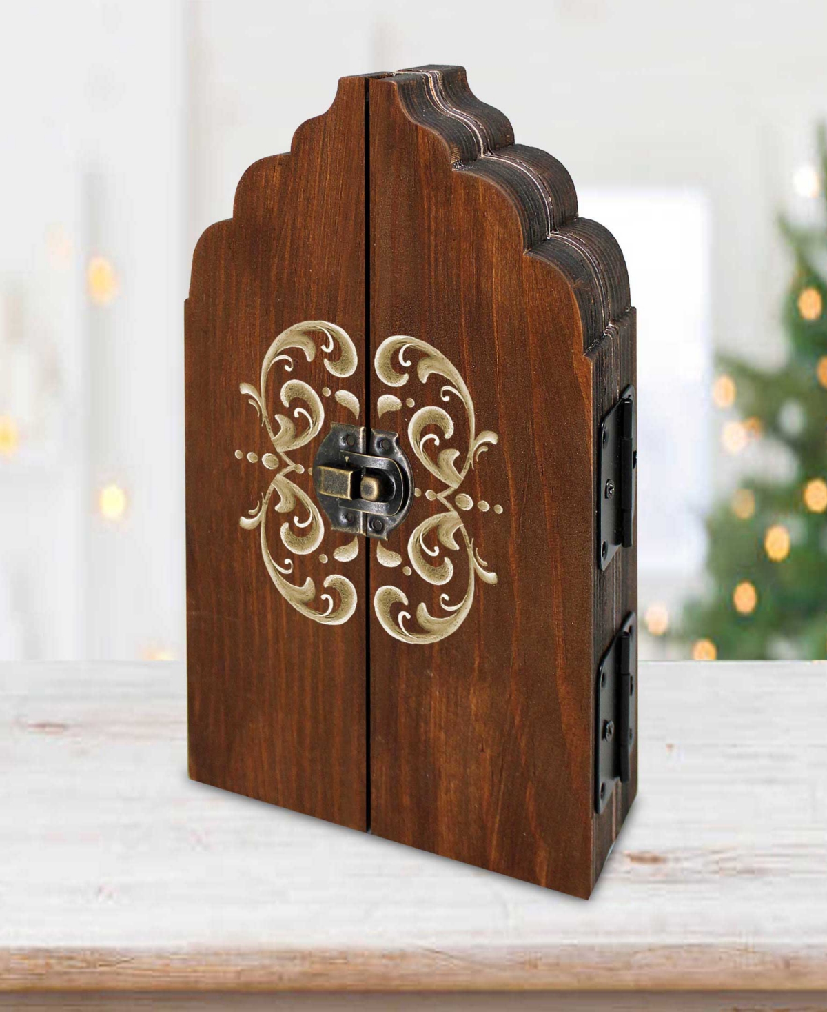 Designocracy Christmas Story Wood Tabletop Triptych In Multi