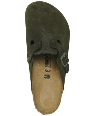 Men's Boston Suede Leather Birko-Flor Clogs from Finish Line