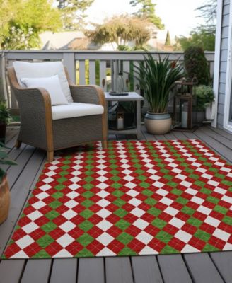 Holiday Washable Indoor/Outdoor ACN1812 10'x14' Area Rug