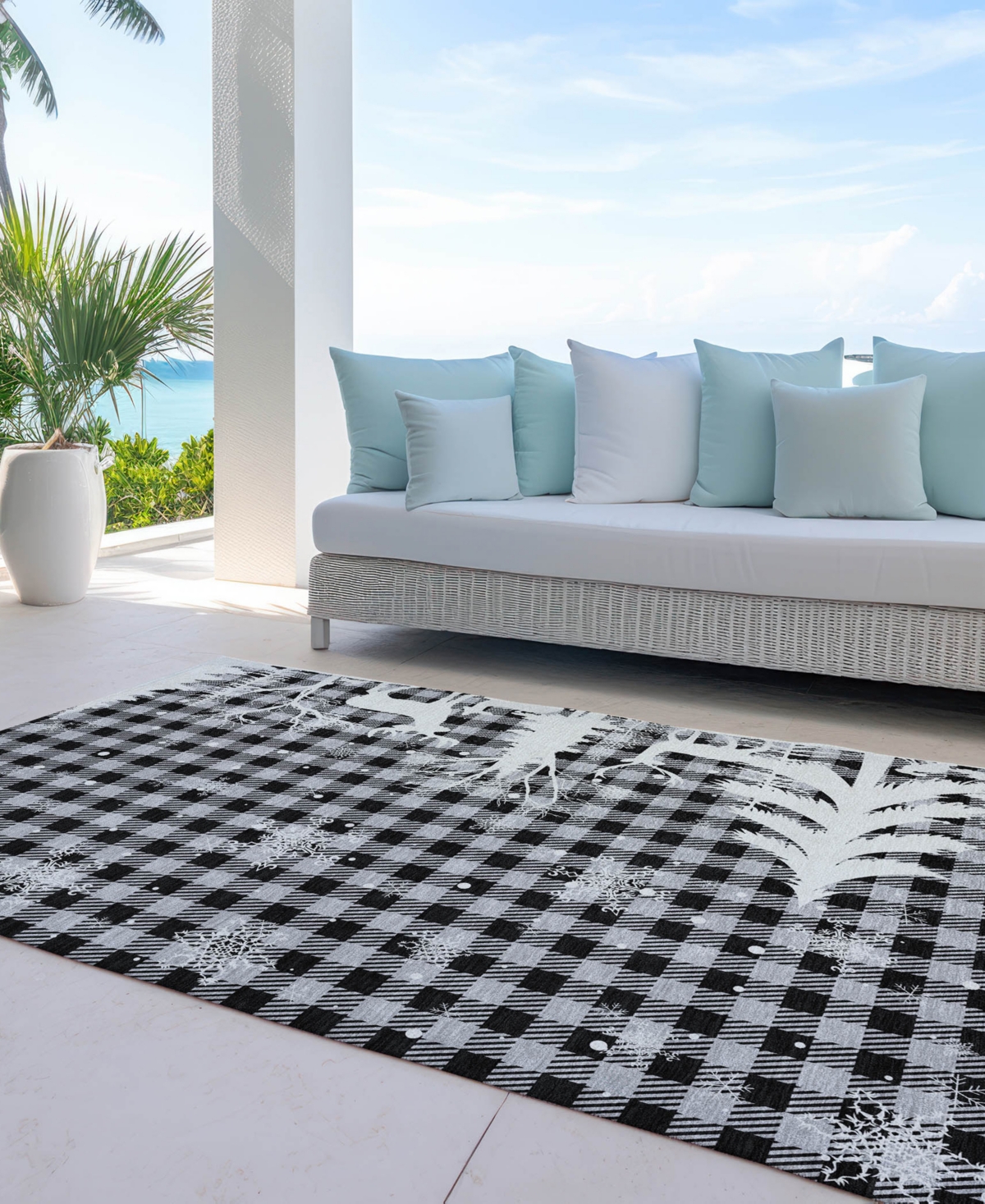 Addison Holiday Washable Indoor/Outdoor ACN1824 10'x14' Area Rug