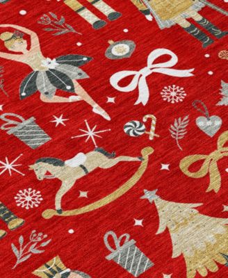 Holiday Washable Indoor/Outdoor ACN1827 10'x14' Area Rug