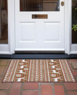 Holiday Washable Indoor/Outdoor ACN1820 1'8"x2'6" Area Rug