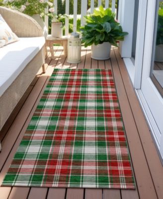 Holiday Washable Indoor/Outdoor ACN1817 2'3"x7'6" Runner Area Rug