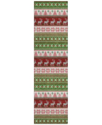 Addison - Holiday Washable Indoor/Outdoor ACN1818 Runner Area Rug