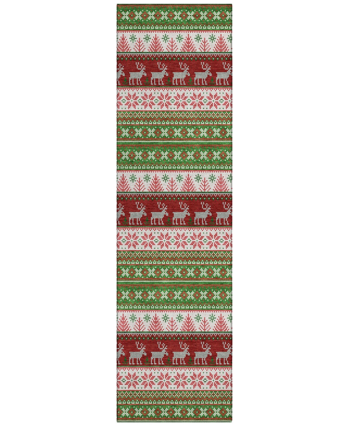 Addison Holiday Washable Indoor/Outdoor ACN1818 2'3"x7'6" Runner Area Rug