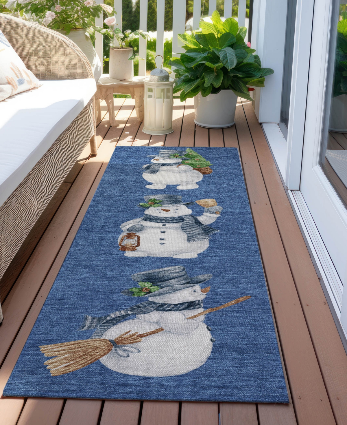 Addison Holiday Washable Indoor/Outdoor ACN1826 2'3"x7'6" Runner Area Rug