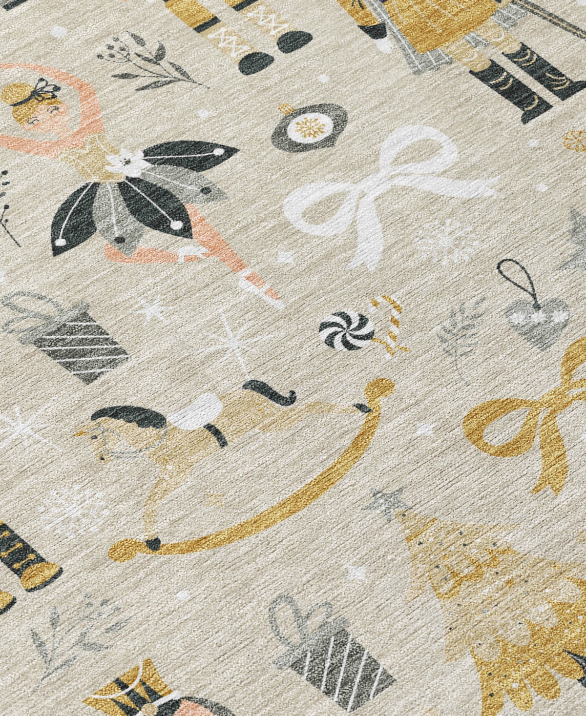 Addison Holiday Washable Indoor/outdoor Acn1827 3'x5' Area Rug In Brown