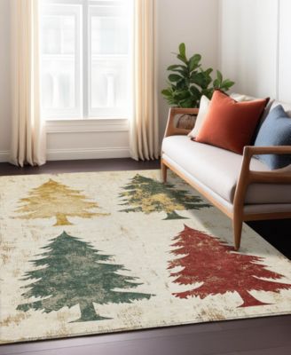 Holiday Washable Indoor/Outdoor ACN1811 5'x7'6" Area Rug