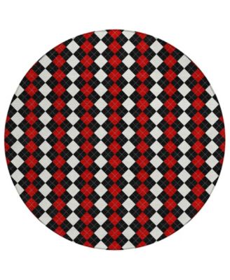 Addison - Holiday Washable Indoor/Outdoor ACN1812 Round Area Rug