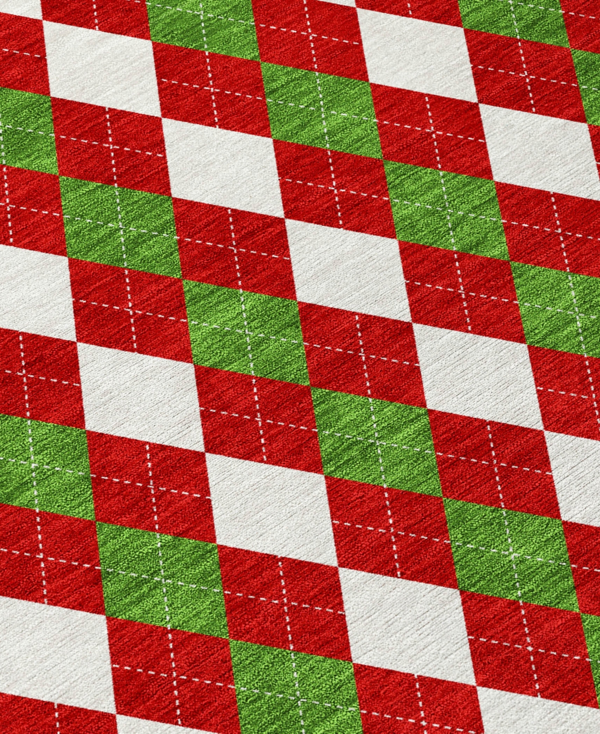 Addison Holiday Washable Indoor/outdoor Acn1812 8'x10' Area Rug In Red