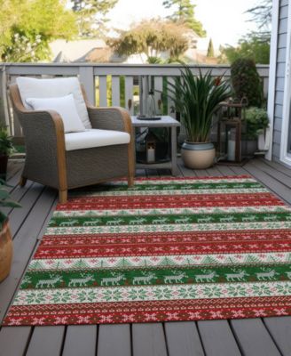 Holiday Washable Indoor/Outdoor ACN1818 8'x10' Area Rug
