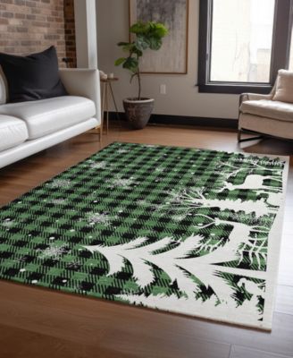 Holiday Washable Indoor/Outdoor ACN1824 8'x10' Area Rug