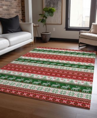 Holiday Washable Indoor/Outdoor ACN1818 9'x12' Area Rug