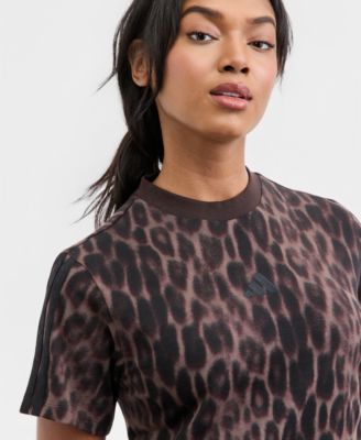 Women's The Seasonal Essentials Leopard Print Crewneck T-Shirt