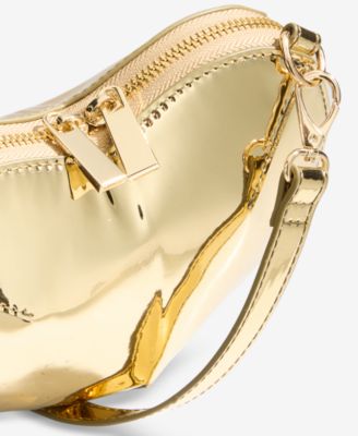 Barrii Metallic Shell Mini Heart Crossbody, Exclusively at Macy's 