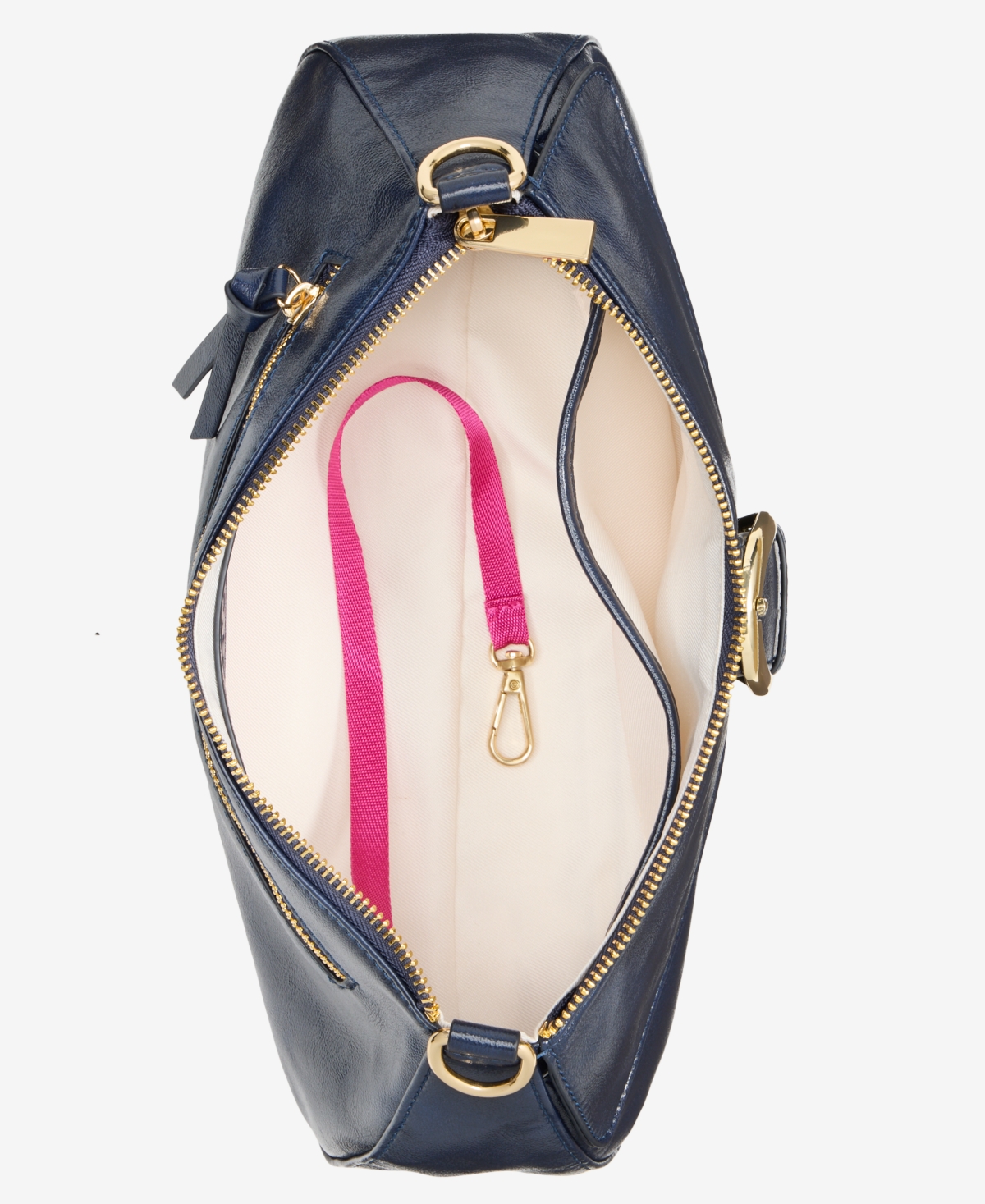 On 34th Jynna Medium Solid Shoulder Bag, Exclusively At Macy's In Blue