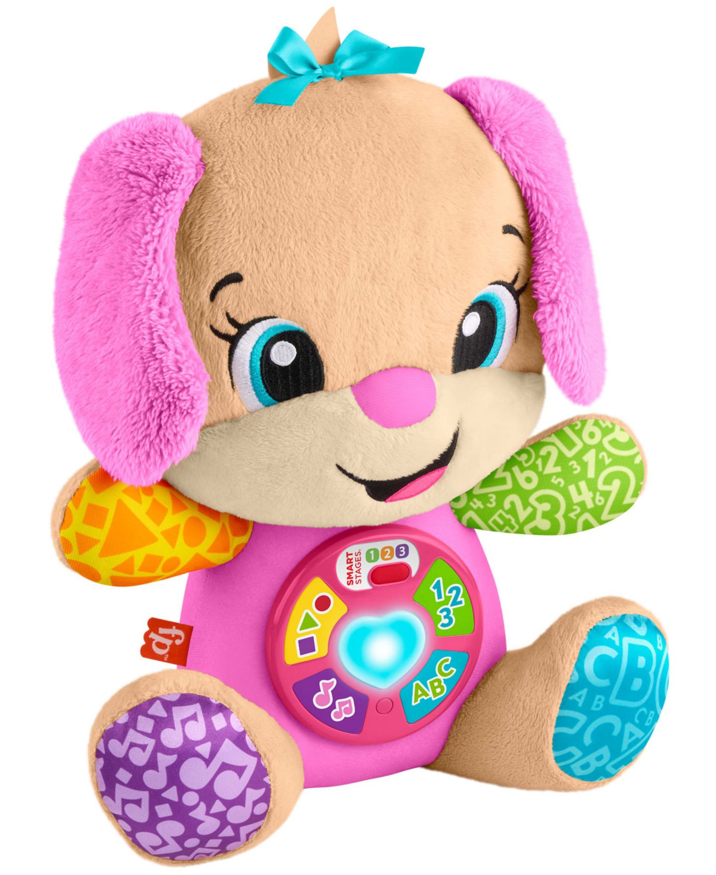 Детская мягкая игрушка Fisher Price Sis Interactive Musical Plush Toy — фото 1