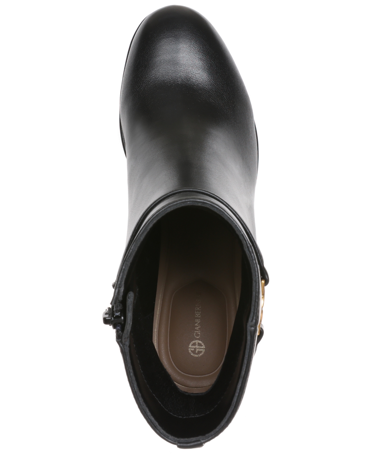 Giani Bernini Women's Glenaa Round Toe Wedge Booties, Macy's Exclusive In Black